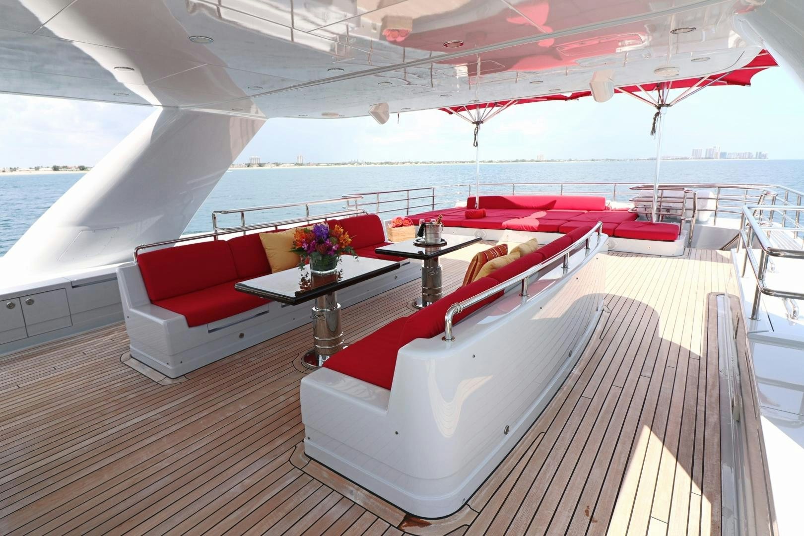 a boat on the water aboard QING Yacht for Sale