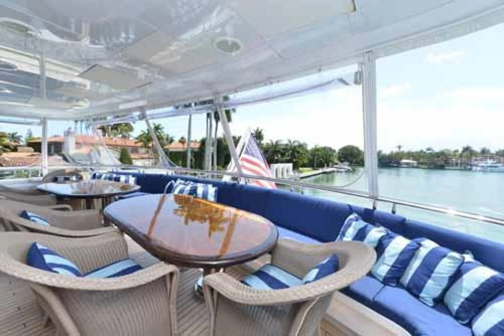 a boat on the water aboard UTOPIA III Yacht for Sale