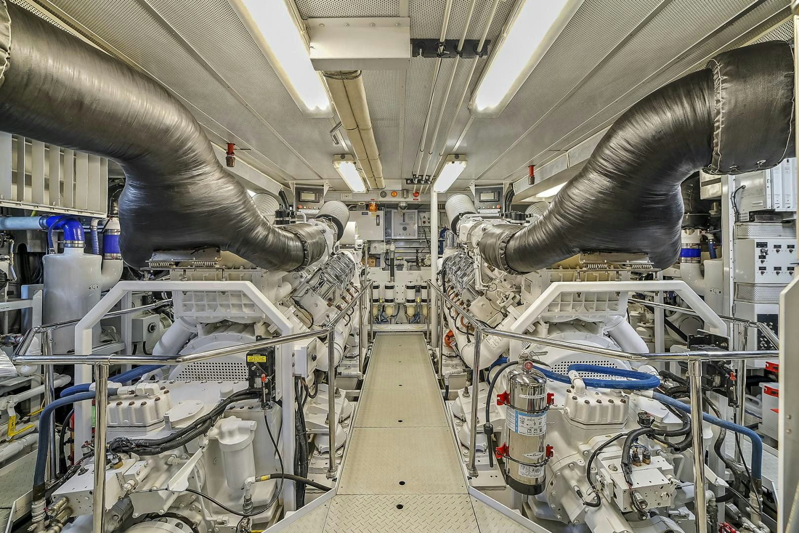 a person working in a factory aboard ARTEMIS Yacht for Sale