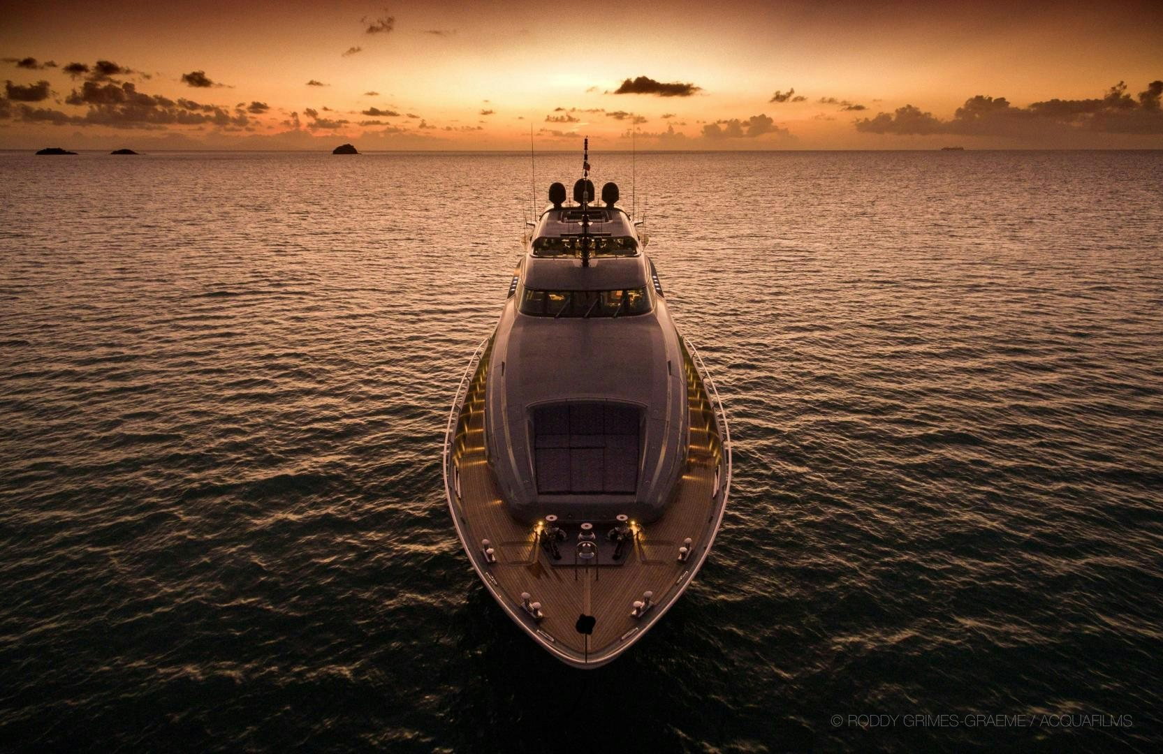 a boat in the water aboard AQUANOVA Yacht for Sale