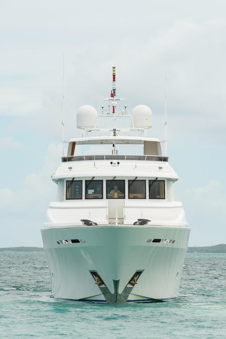 a boat in the water aboard EXCELLENCE Yacht for Sale