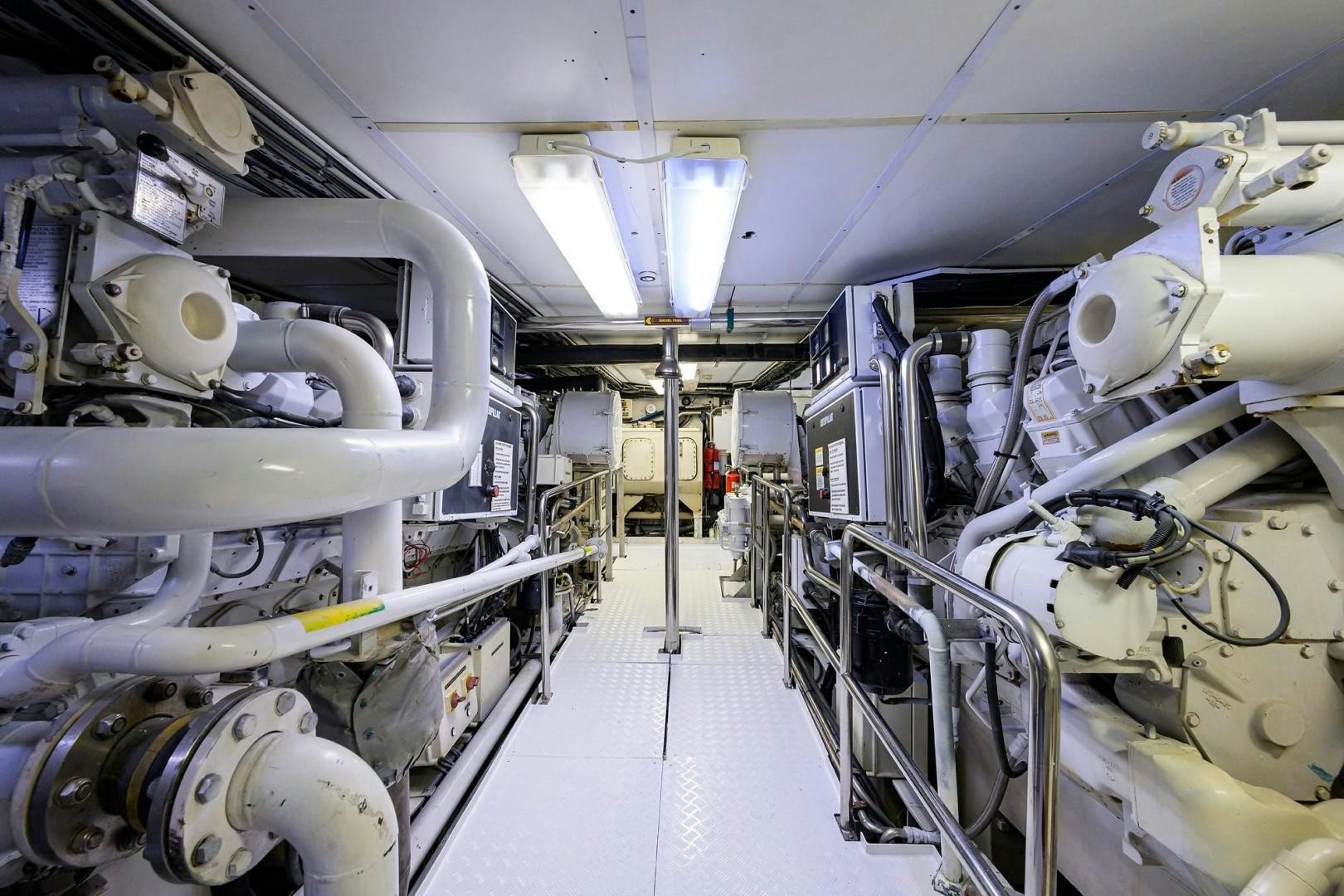 a room with several machines aboard CABERNET Yacht for Sale