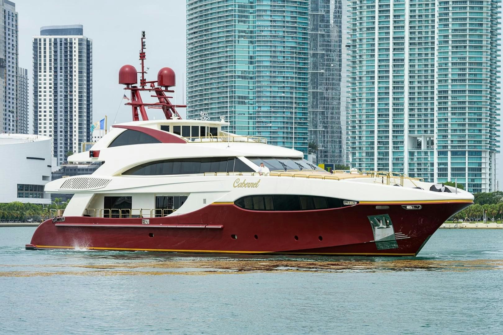 a boat on the water aboard CABERNET Yacht for Sale