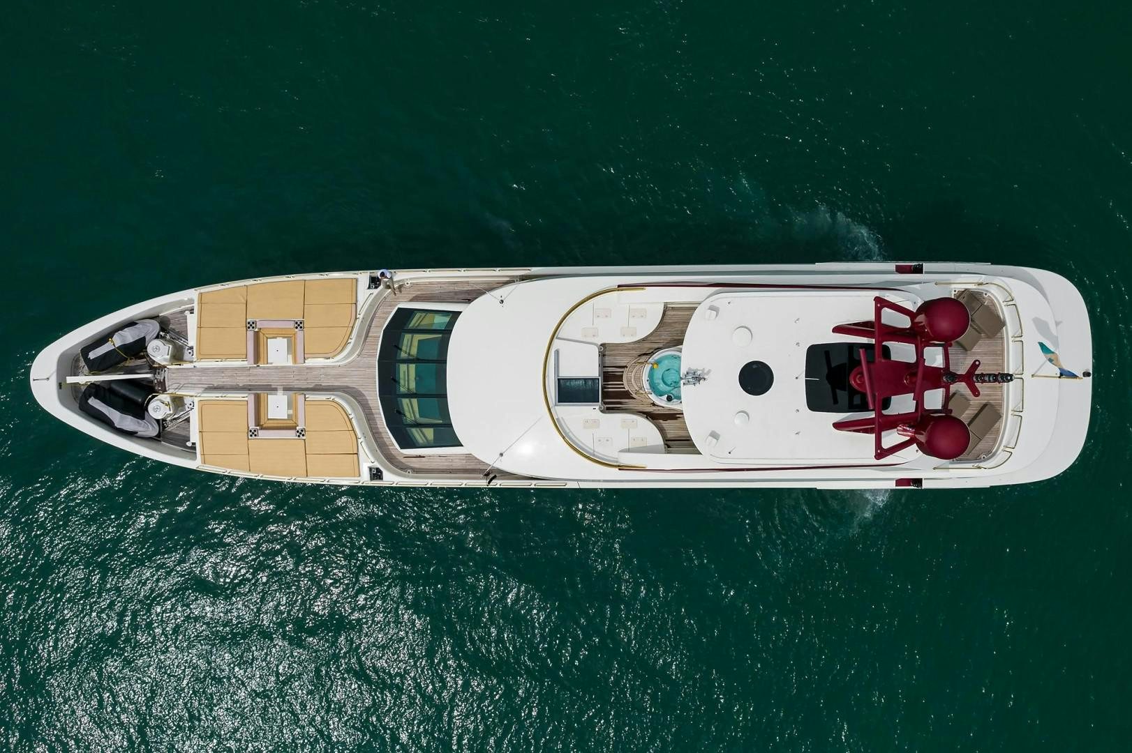 a model of a space ship aboard CABERNET Yacht for Sale