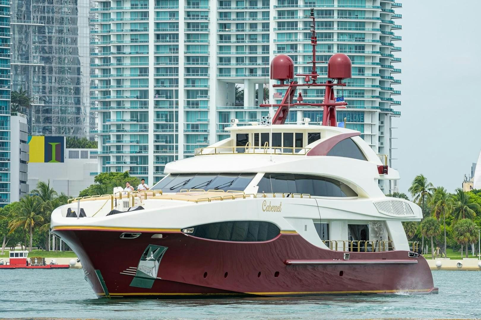 a boat on the water aboard CABERNET Yacht for Sale
