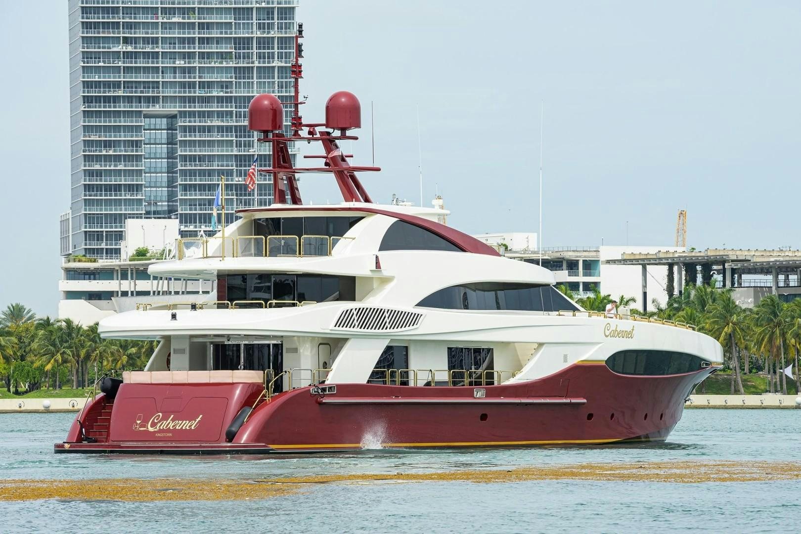 a boat on the water aboard CABERNET Yacht for Sale