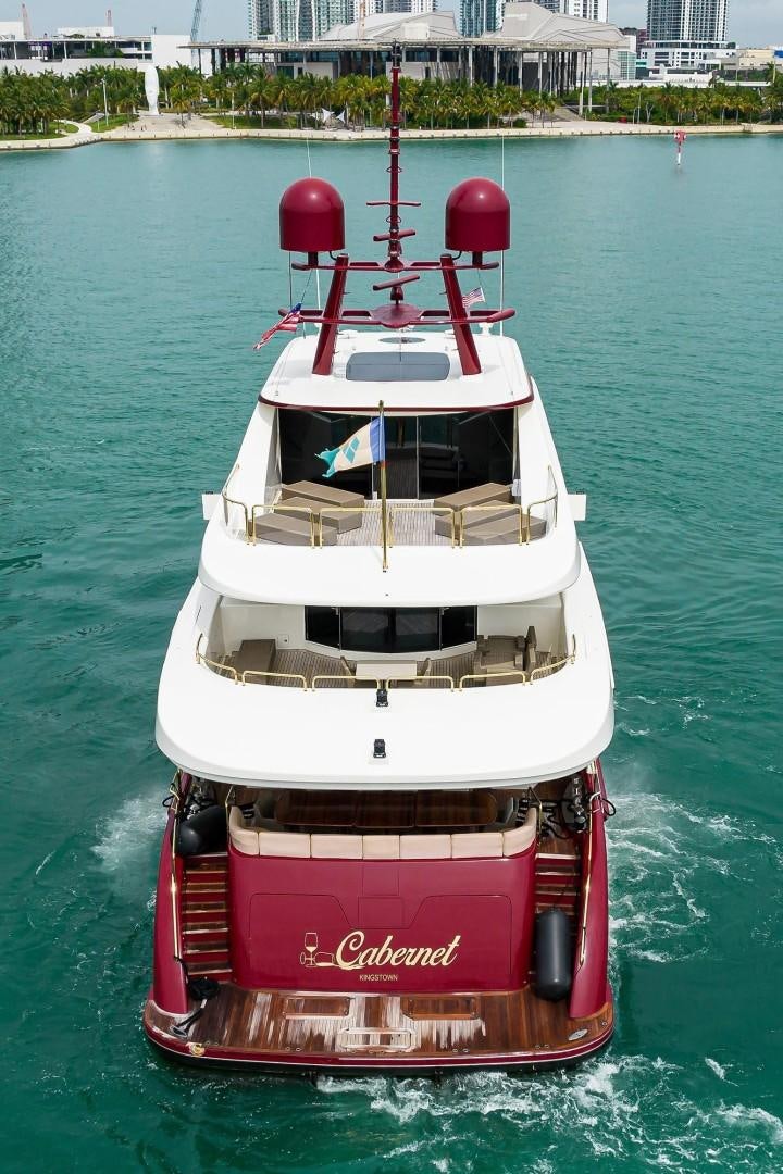 a boat on the water aboard CABERNET Yacht for Sale