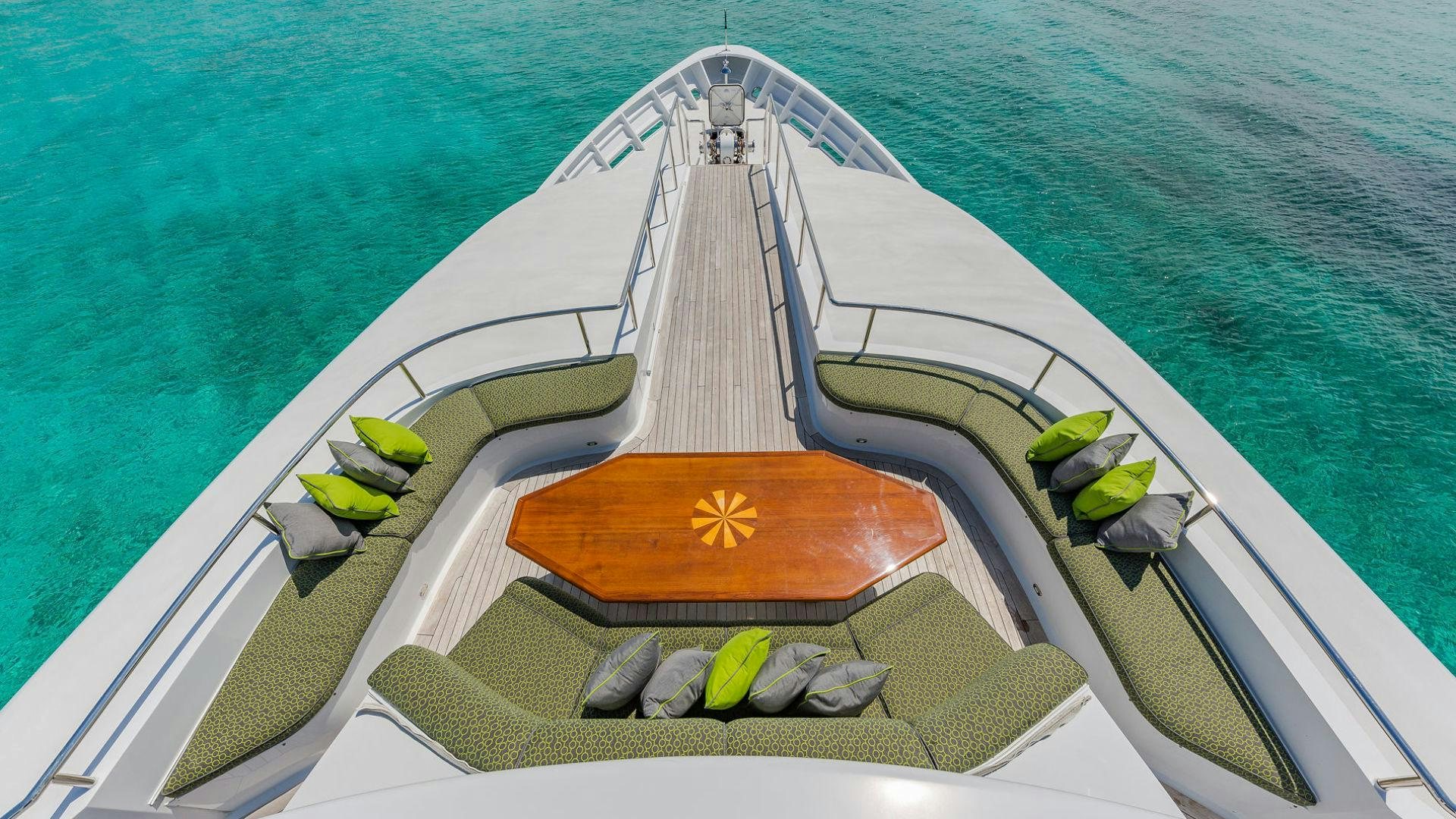 a boat on the water aboard AT LAST Yacht for Sale