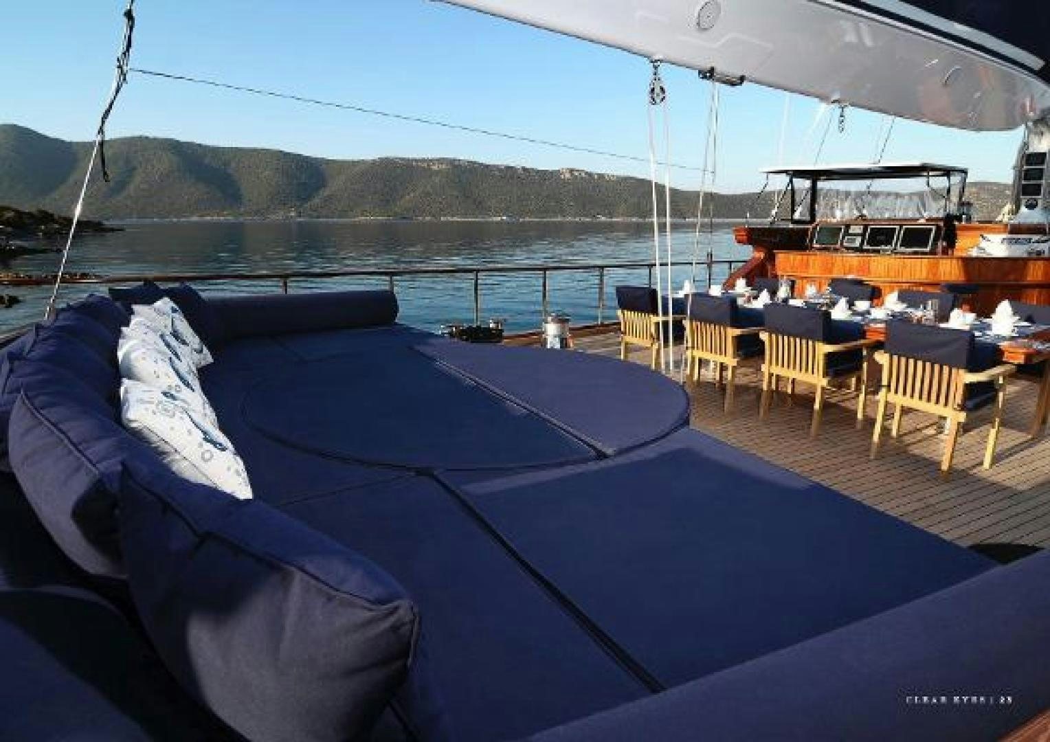 a boat on the water aboard CLEAR EYES Yacht for Sale