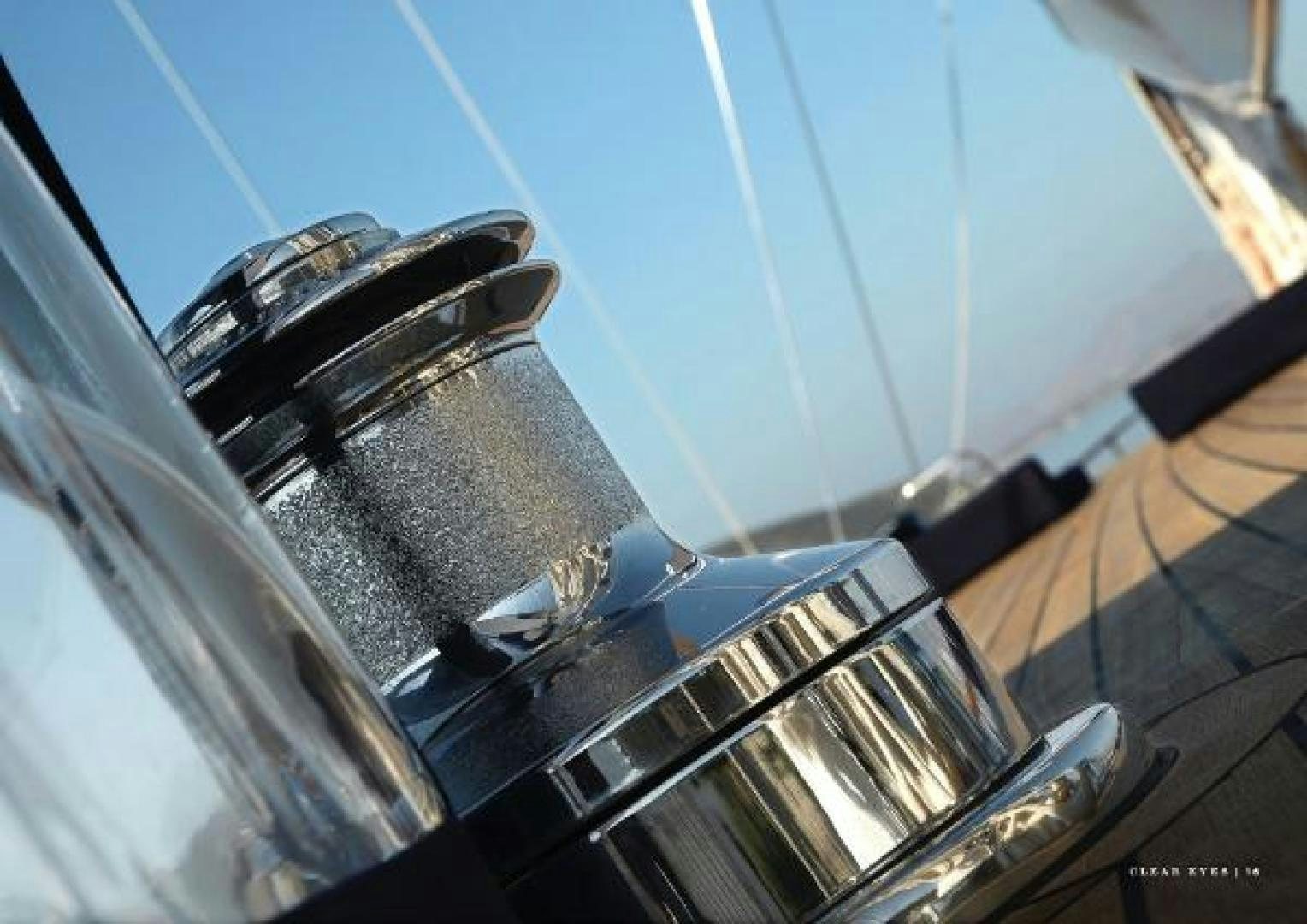 a view of a city from a balcony aboard CLEAR EYES Yacht for Sale