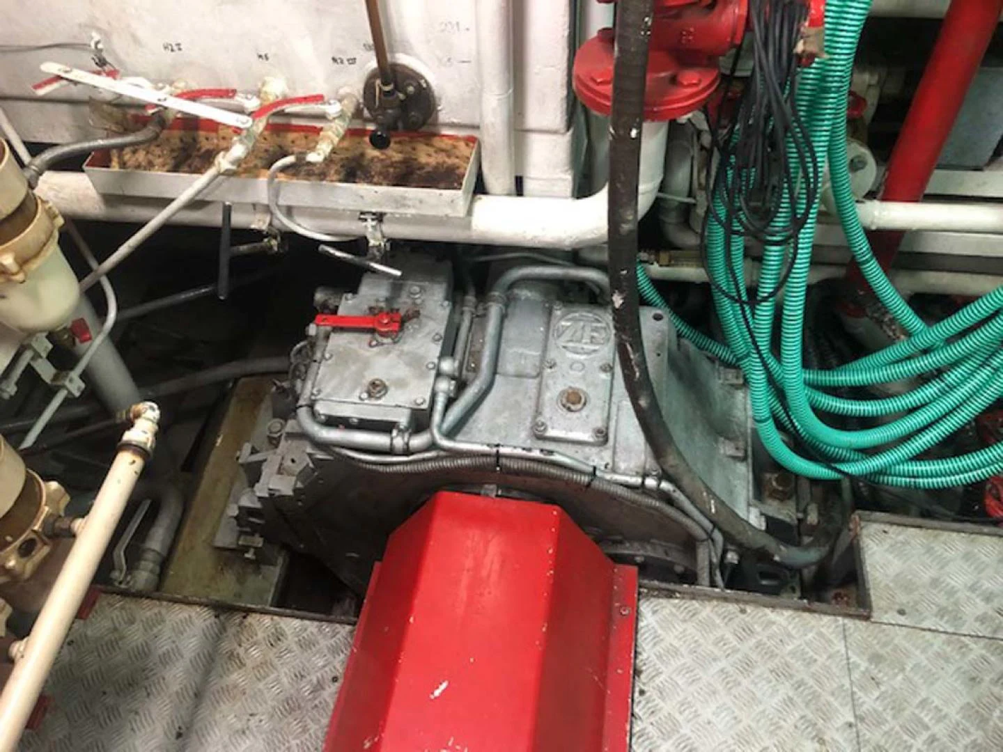 a machine with wires aboard GELLY Yacht for Sale
