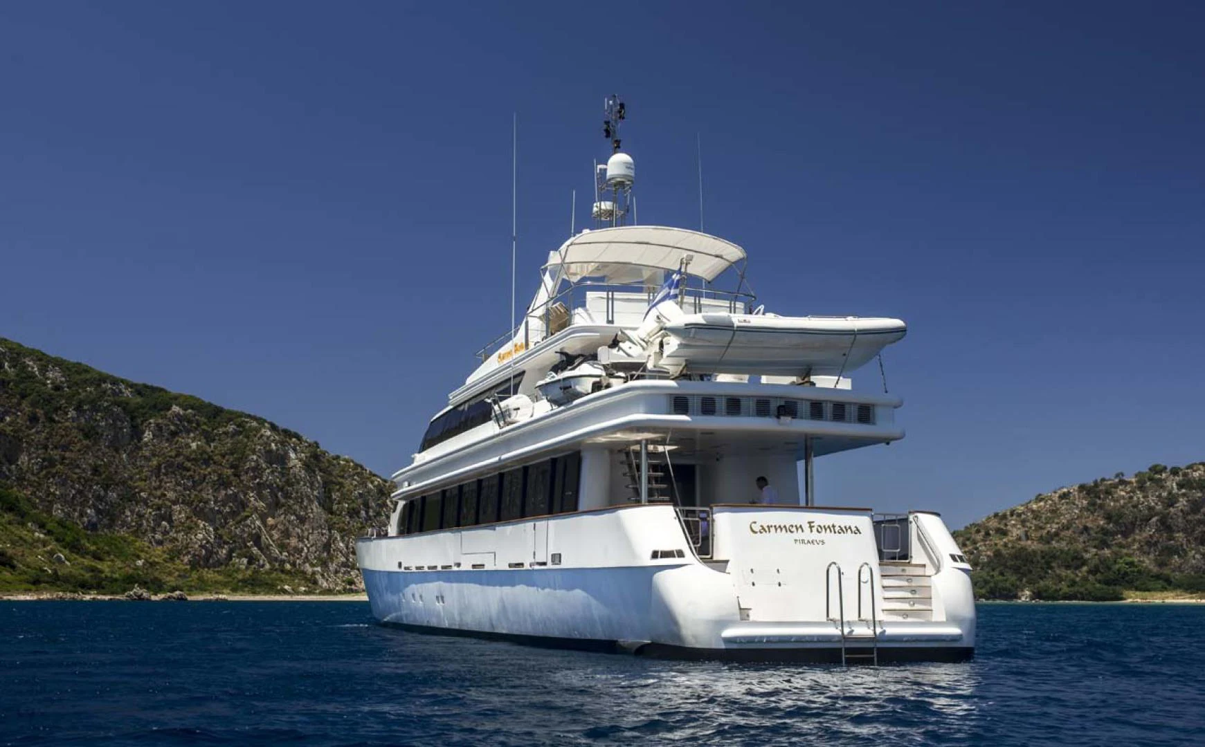 a boat in the water aboard GELLY Yacht for Sale