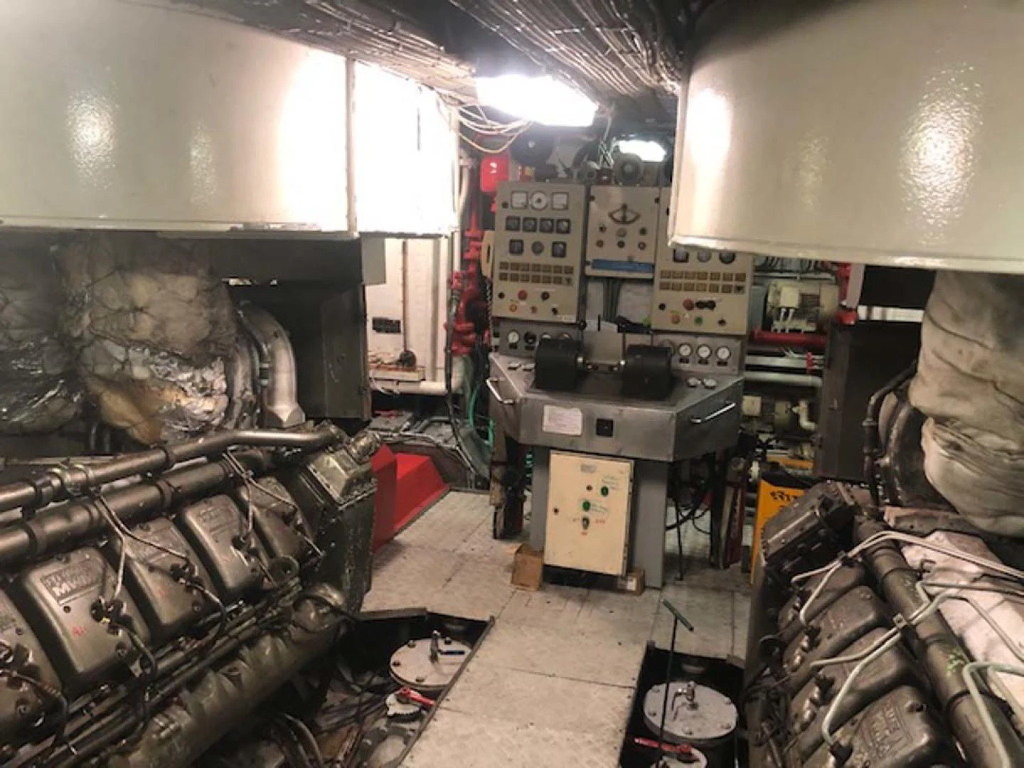 a room with machinery and equipment aboard GELLY Yacht for Sale