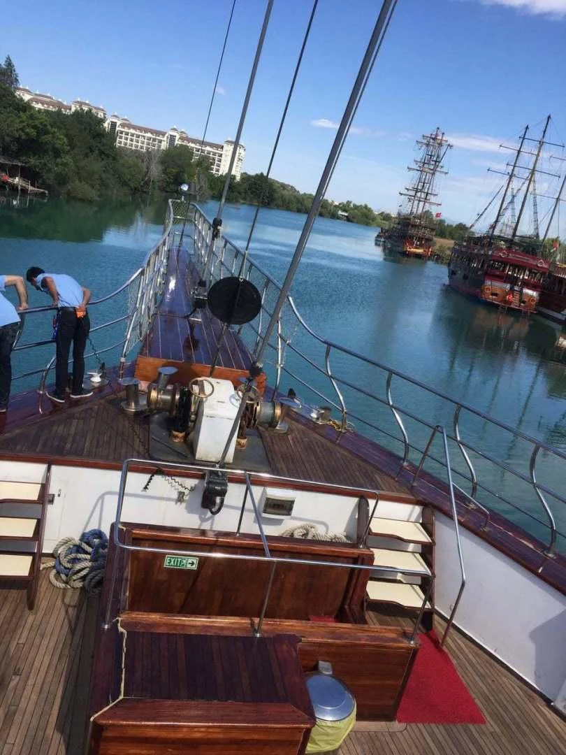 a boat with a rope attached to it aboard MY DREAM Yacht for Sale