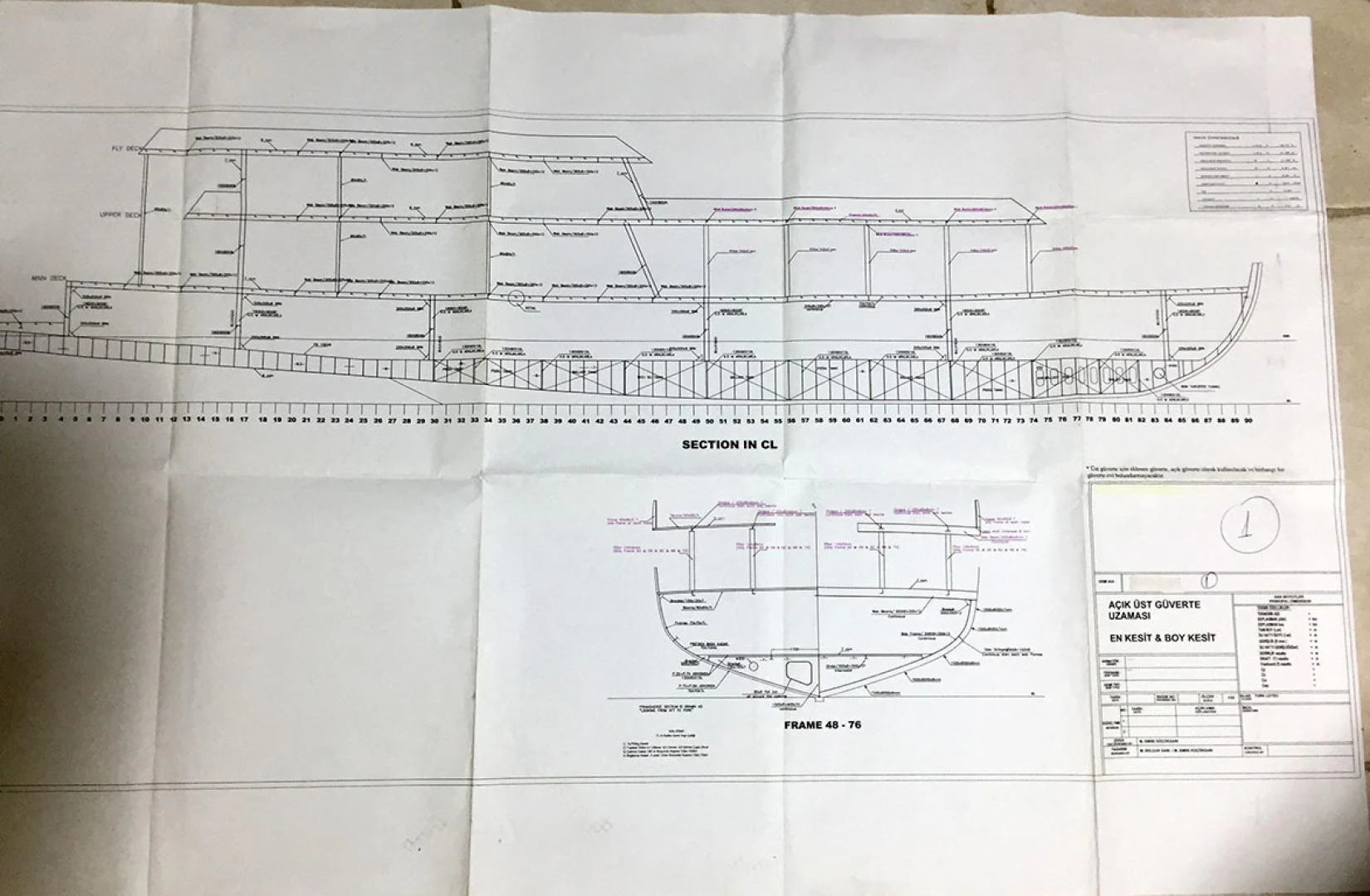 a map of a city aboard MY DREAM Yacht for Sale