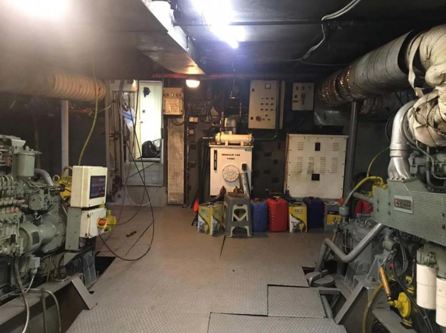 a room with machinery and equipment aboard MY DREAM Yacht for Sale