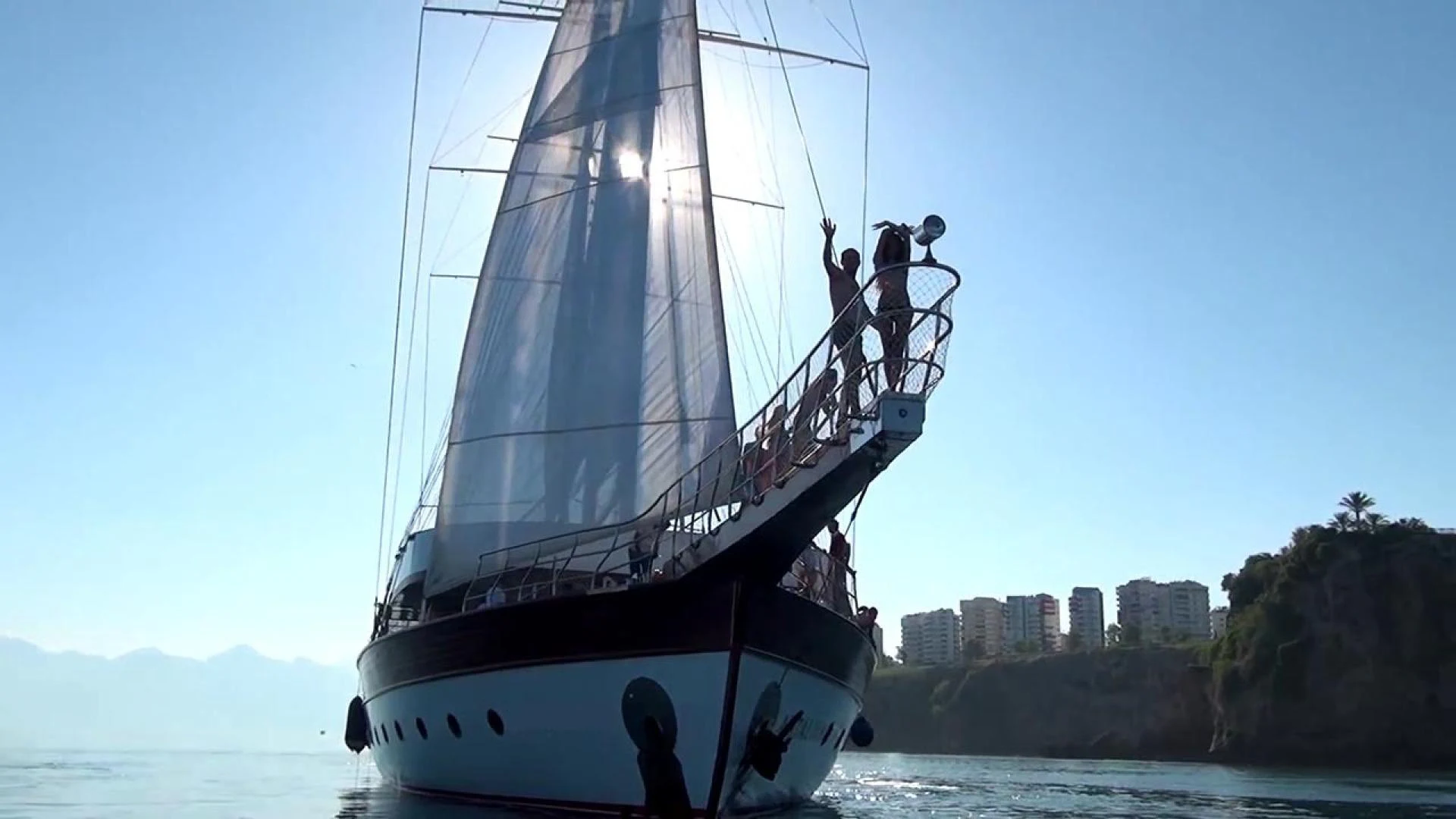 a boat on the water aboard MY DREAM Yacht for Sale
