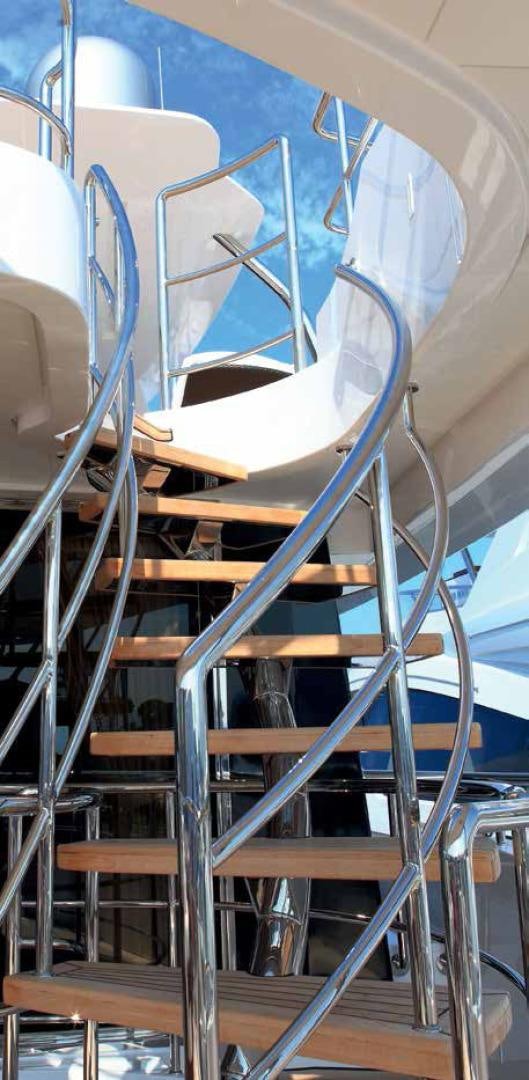 a set of roller coasters aboard DREW Yacht for Sale