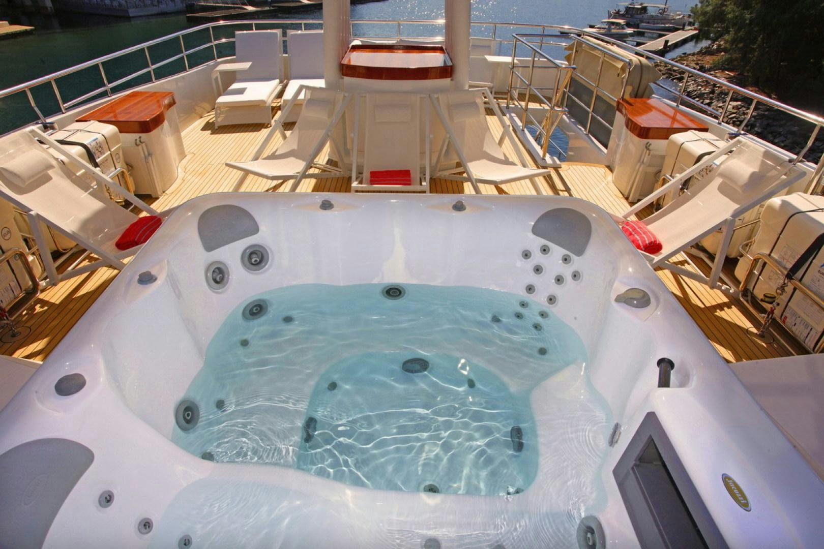 a model of a space ship aboard MR MOUSE Yacht for Sale