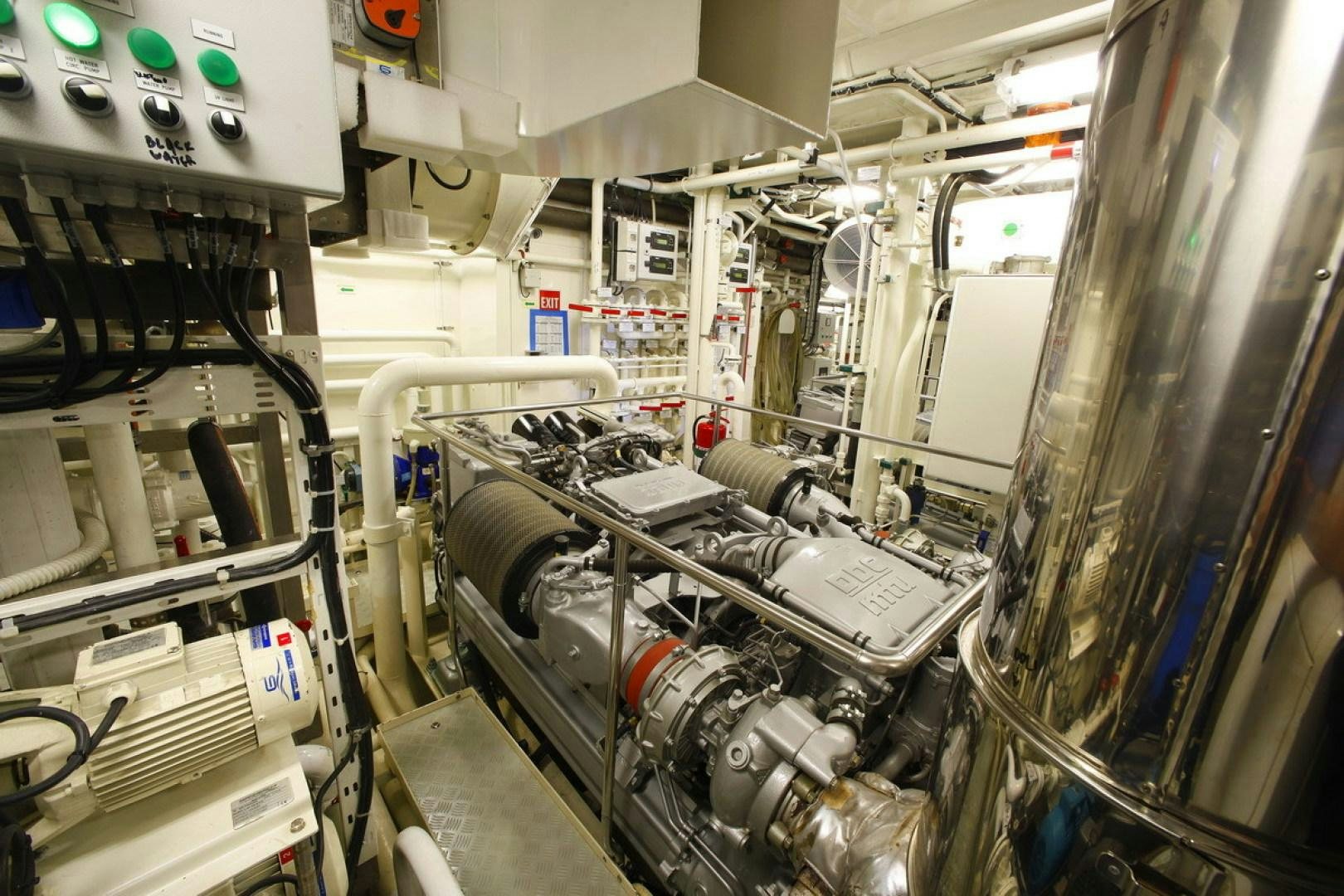 a close-up of a machine aboard MR MOUSE Yacht for Sale