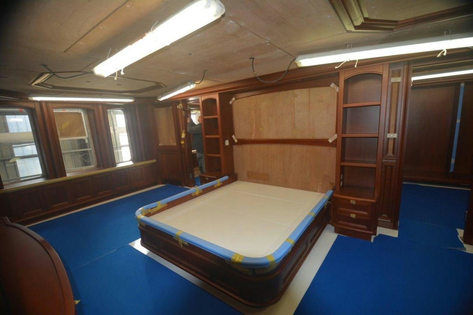 a room with a pool table aboard MAGELLAN Yacht for Sale