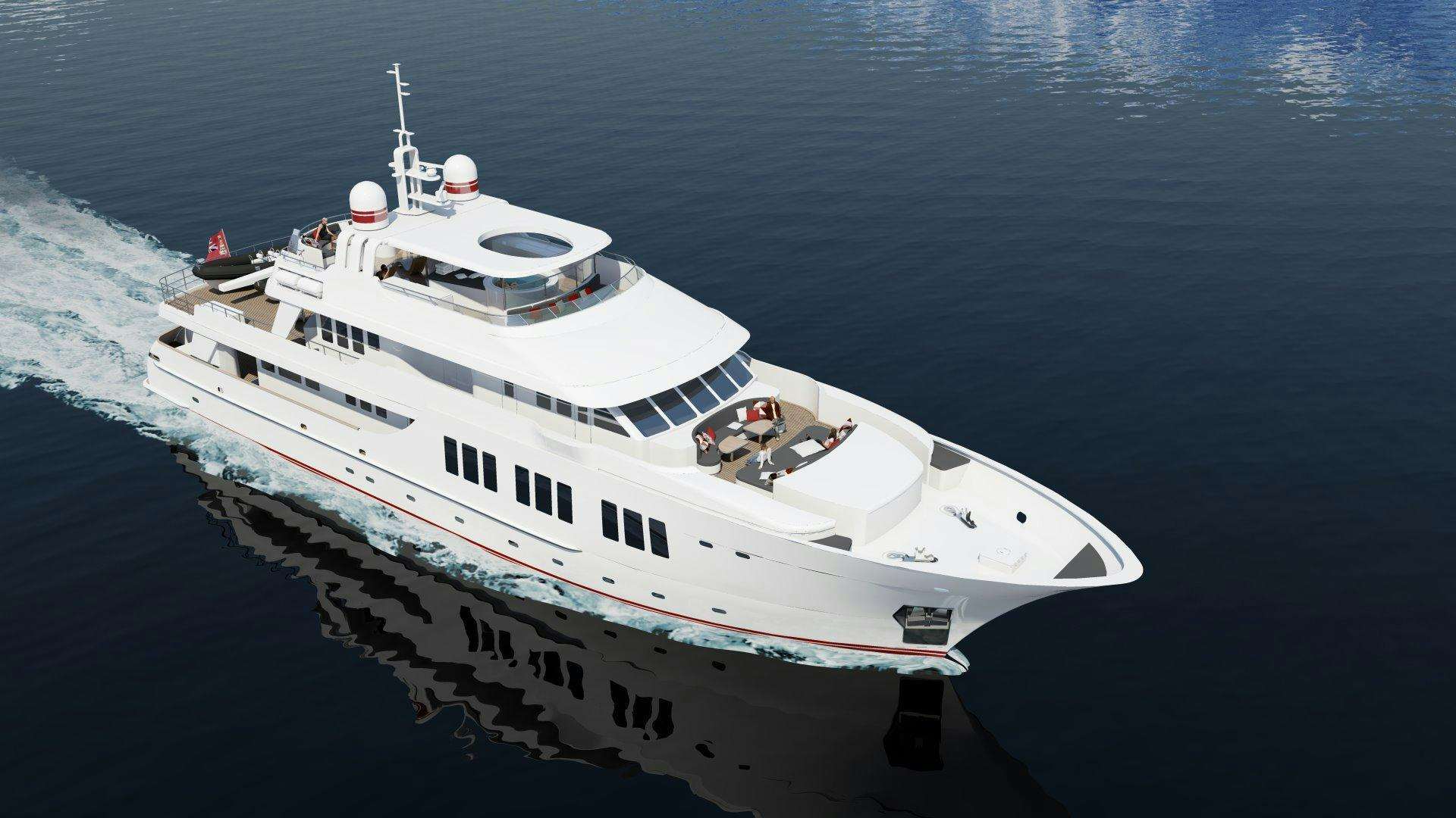 a boat on the water aboard MAGELLAN Yacht for Sale