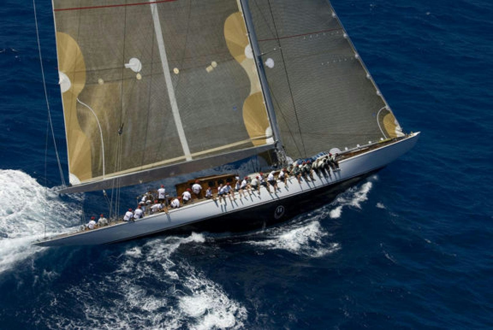 a ship sailing on the sea aboard RANGER Yacht for Sale