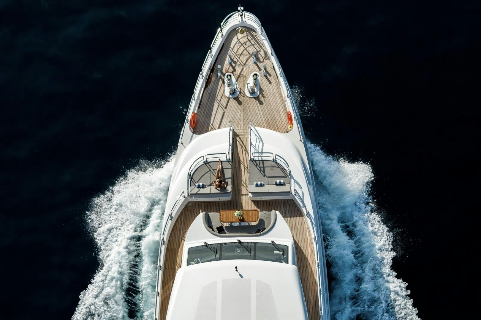 a space shuttle in space aboard ALTAVITA Yacht for Sale