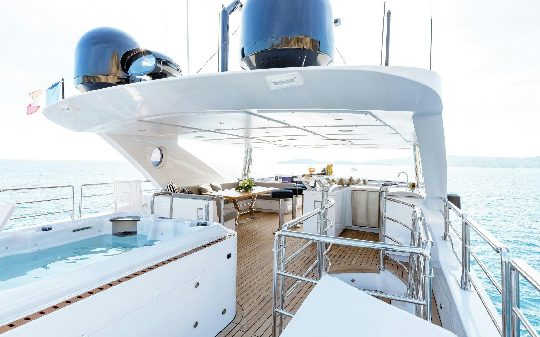 a boat on the water aboard ALTAVITA Yacht for Sale