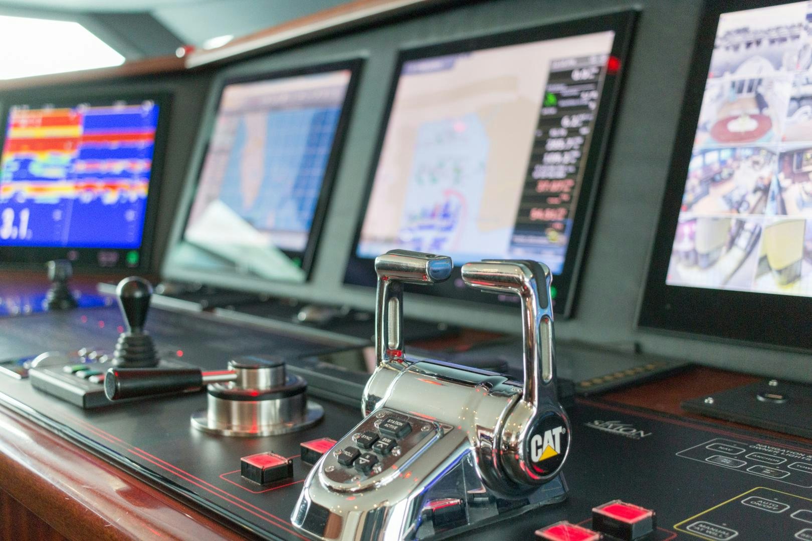 a machine on the counter aboard SERQUE Yacht for Sale
