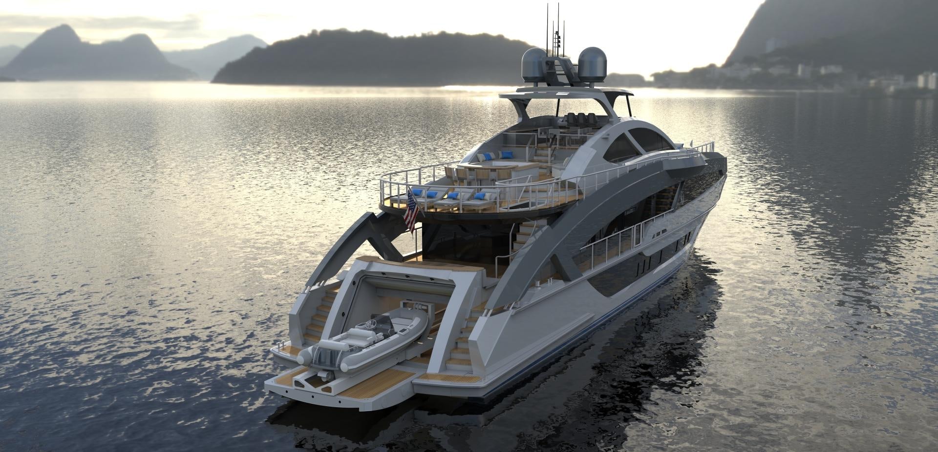 a boat in the water aboard PHOENIX Yacht for Sale