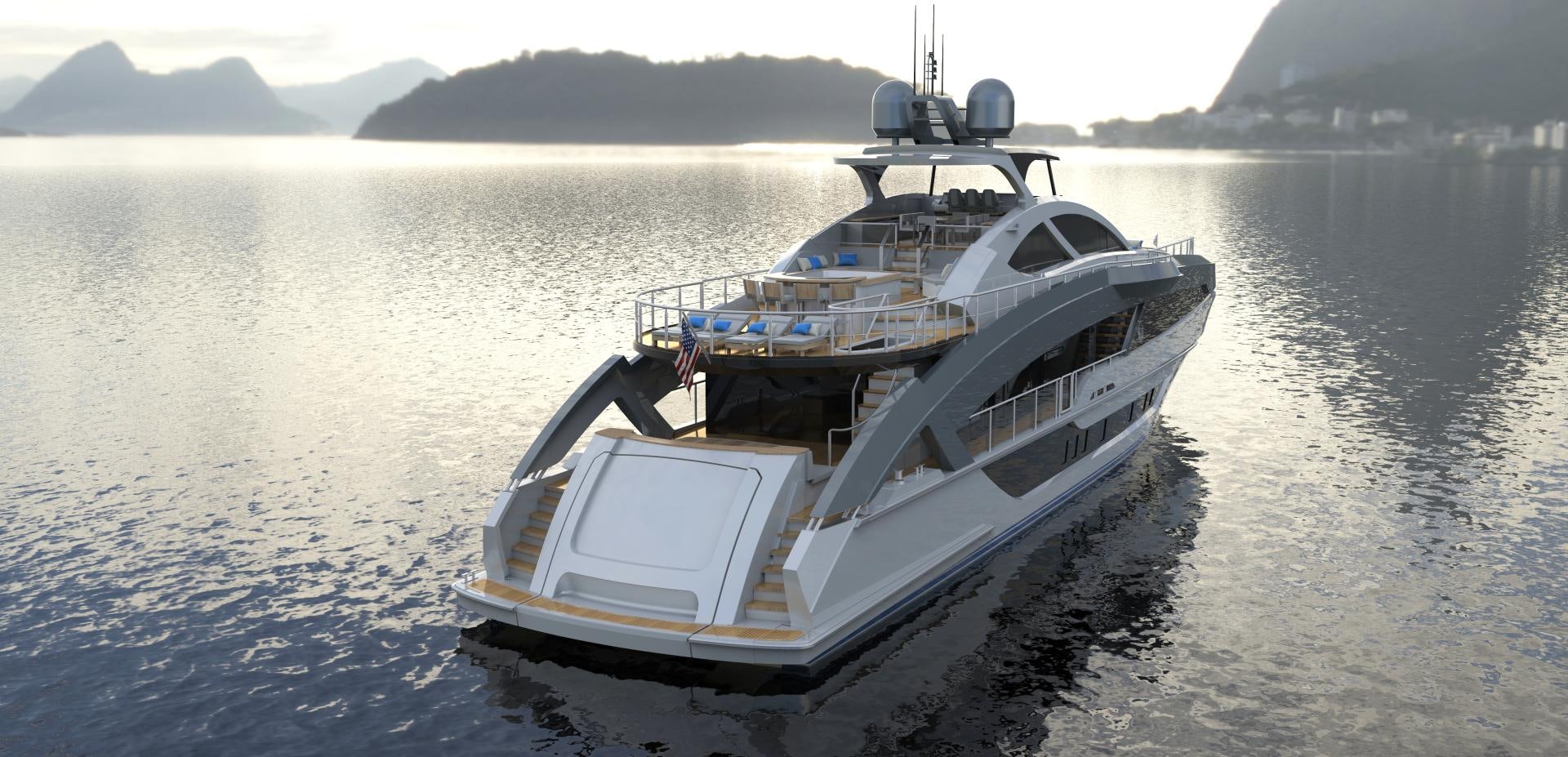a boat in the water aboard PHOENIX Yacht for Sale