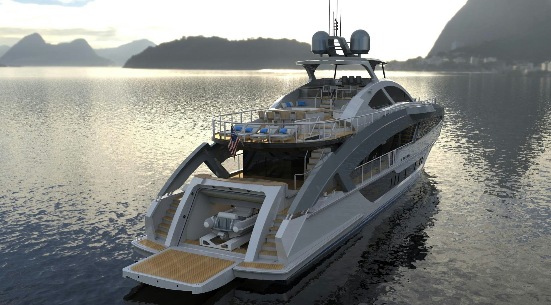 a boat on the water aboard PHOENIX Yacht for Sale