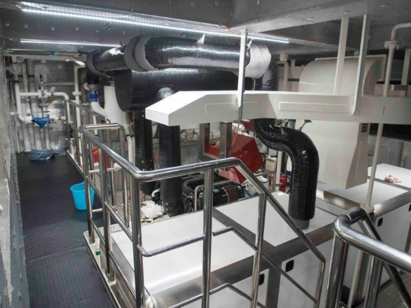 a machine in a room aboard NO NAME Yacht for Sale