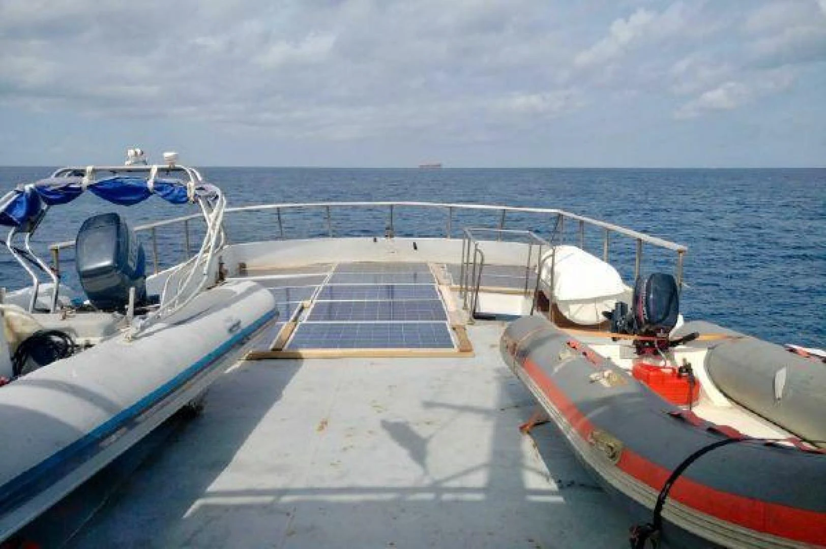 a boat on the water aboard STAR ALLIANCE Yacht for Sale