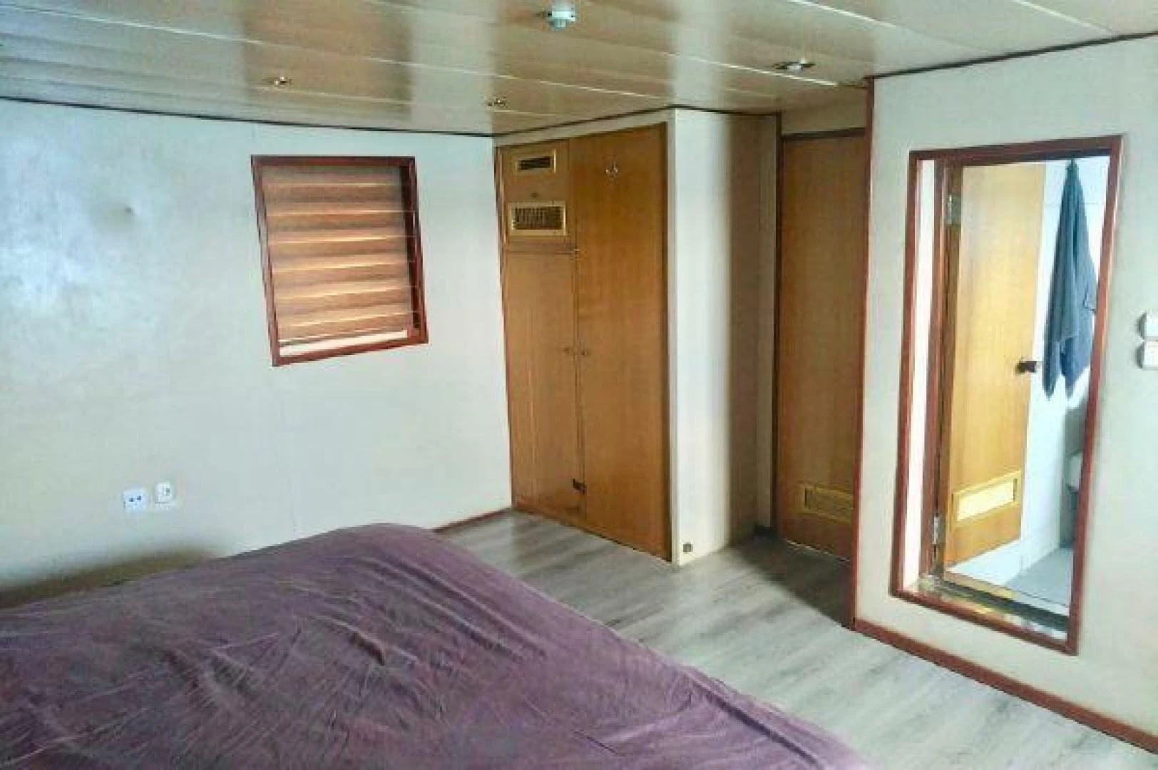 a bed in a room aboard STAR ALLIANCE Yacht for Sale