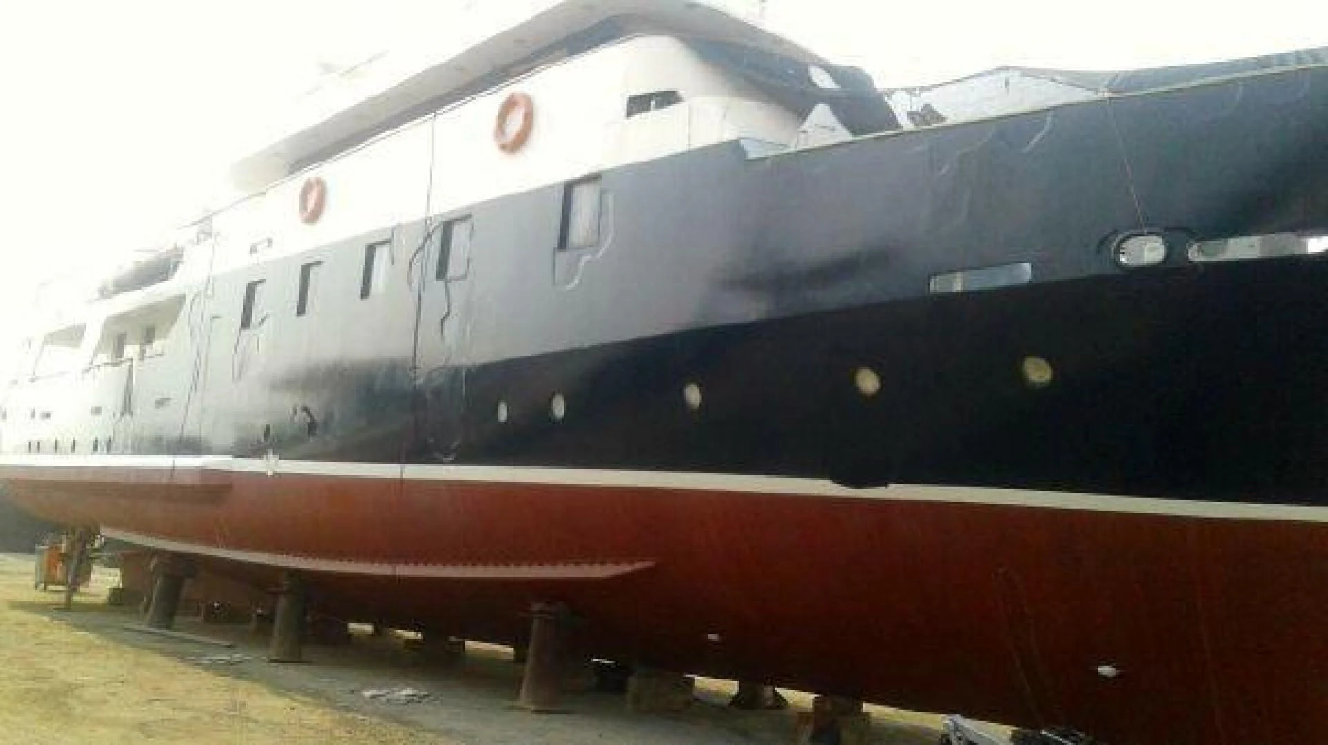 a large white train aboard STAR ALLIANCE Yacht for Sale