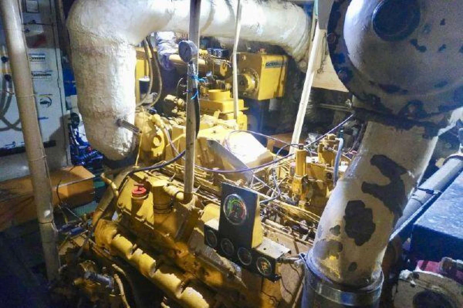 a factory machine with a large machine aboard STAR ALLIANCE Yacht for Sale