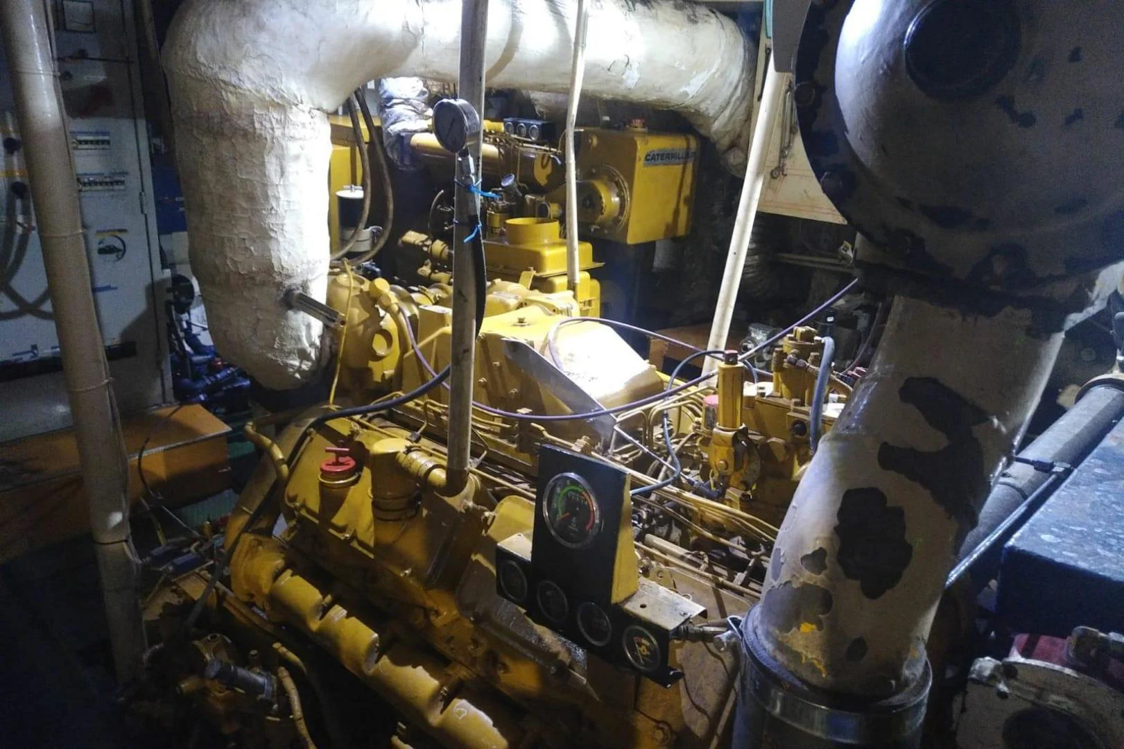 a machine with a large pipe aboard STAR ALLIANCE Yacht for Sale