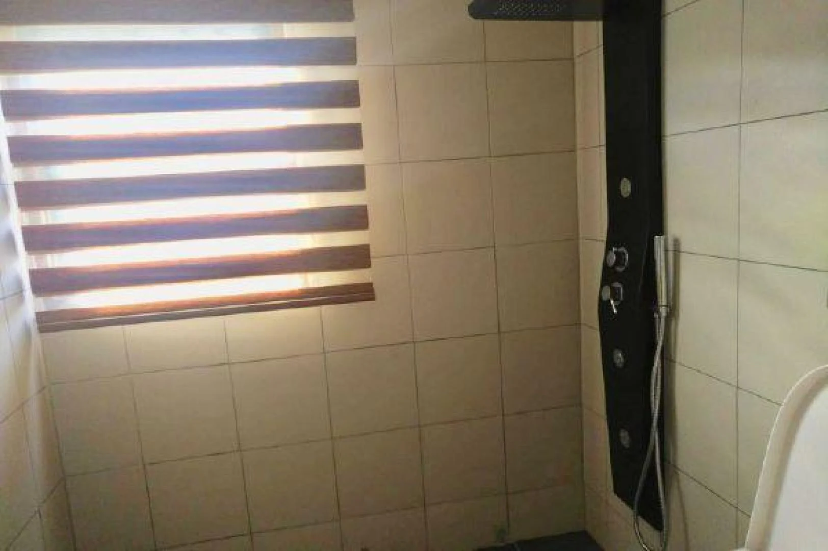 a window in a bathroom aboard STAR ALLIANCE Yacht for Sale