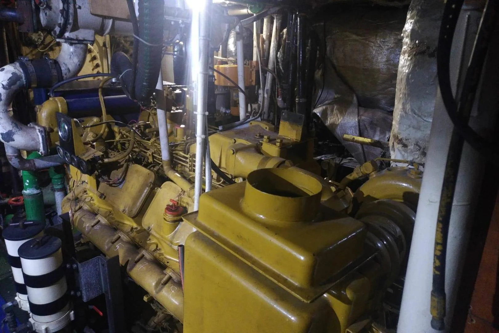 a large factory machinery aboard STAR ALLIANCE Yacht for Sale