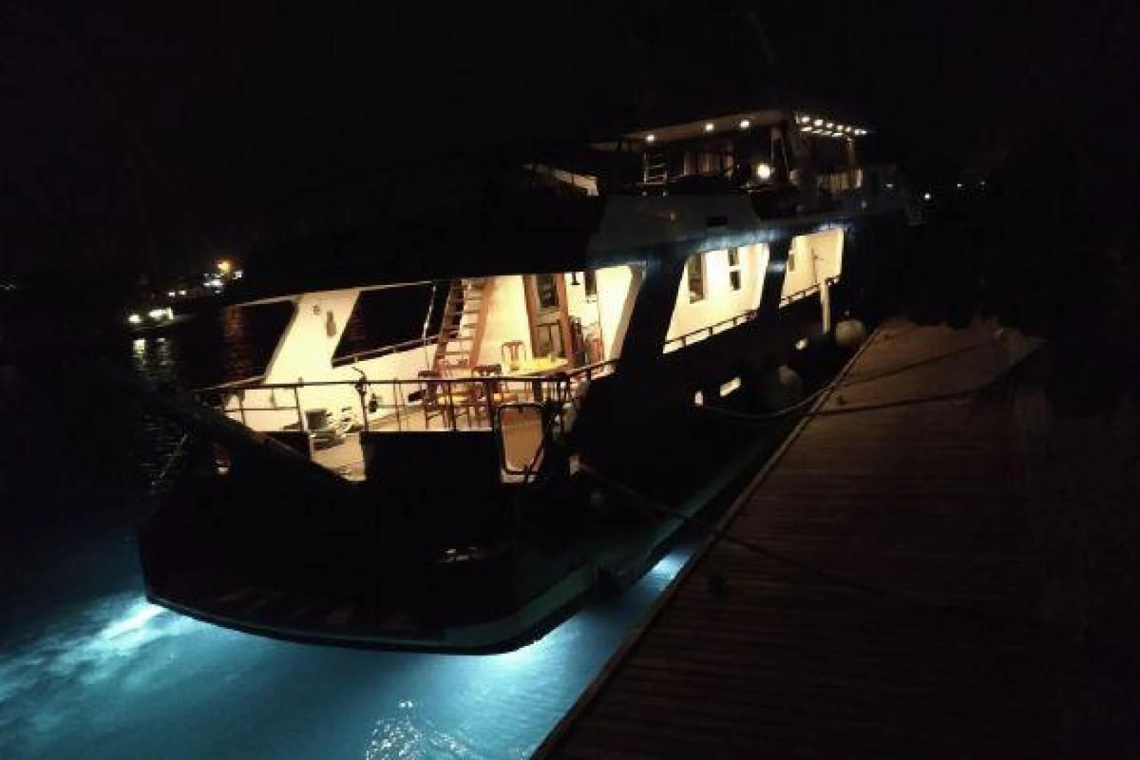 a boat on the water aboard STAR ALLIANCE Yacht for Sale