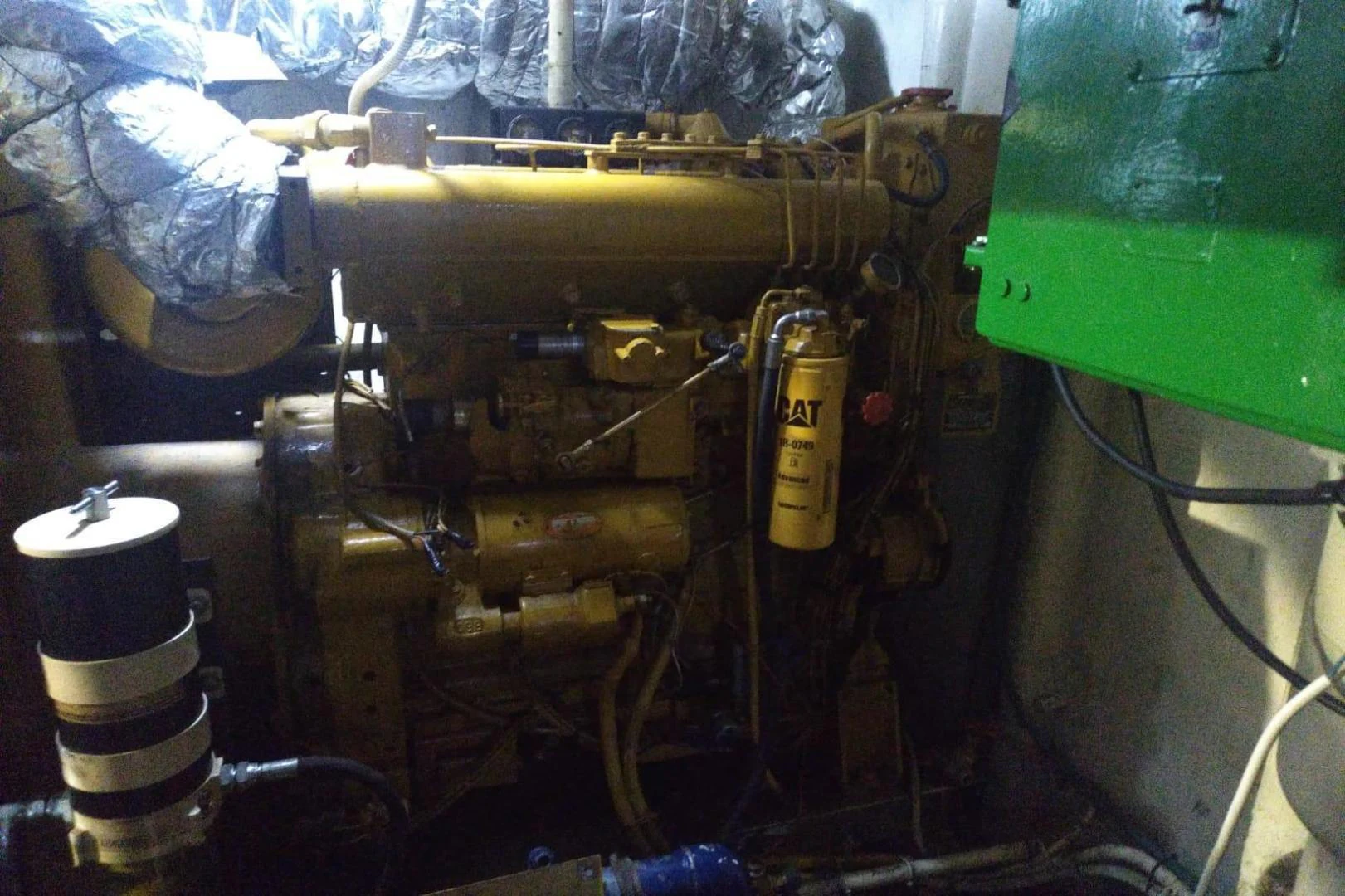 a machine with a large metal pipe aboard STAR ALLIANCE Yacht for Sale