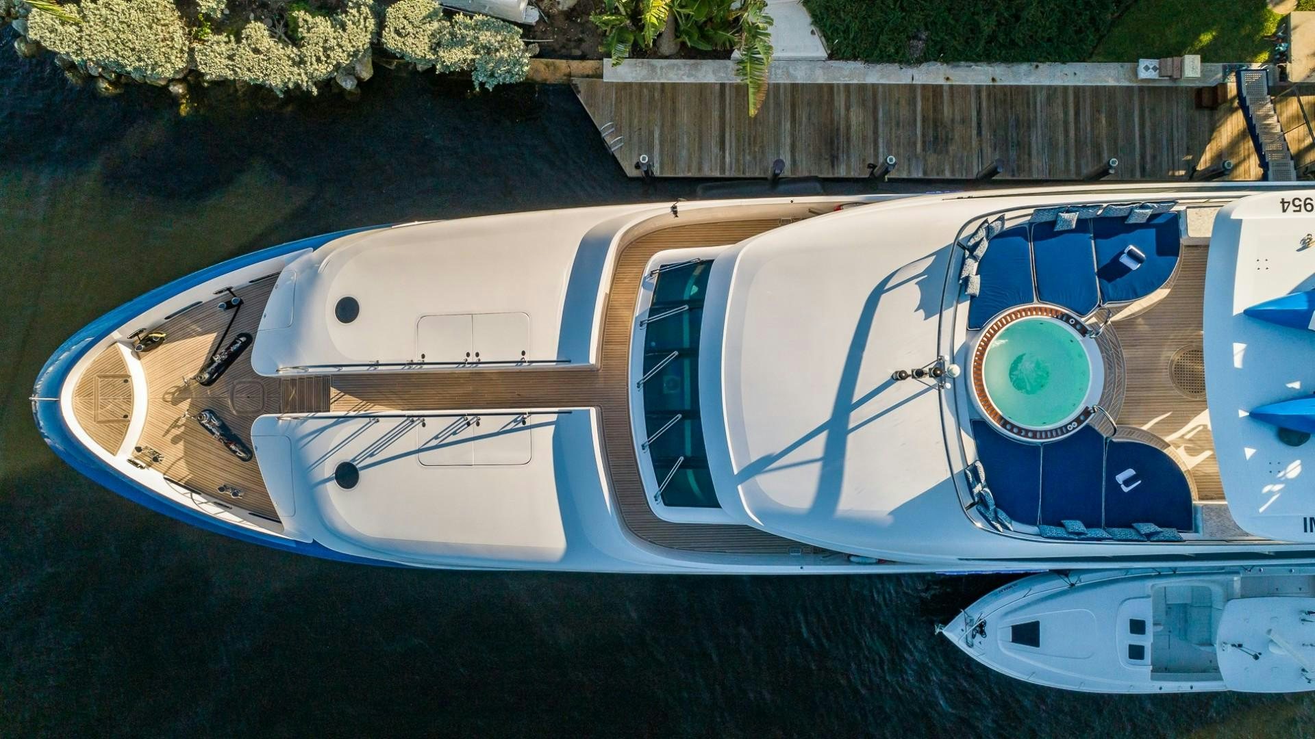 a boat on the water aboard LADY LEILA Yacht for Sale