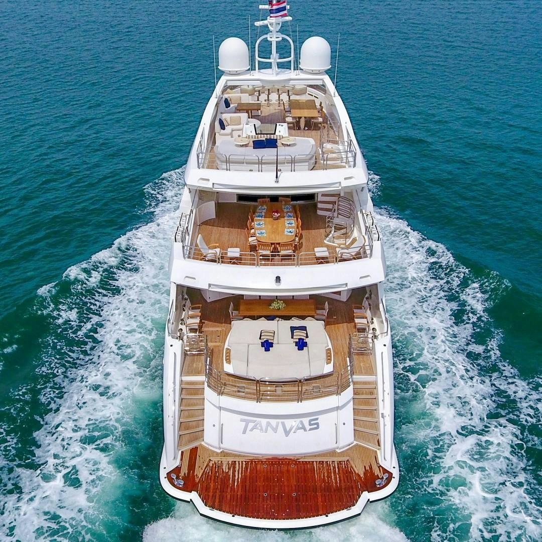 a ship in the water aboard ABOUT TIME Yacht for Sale