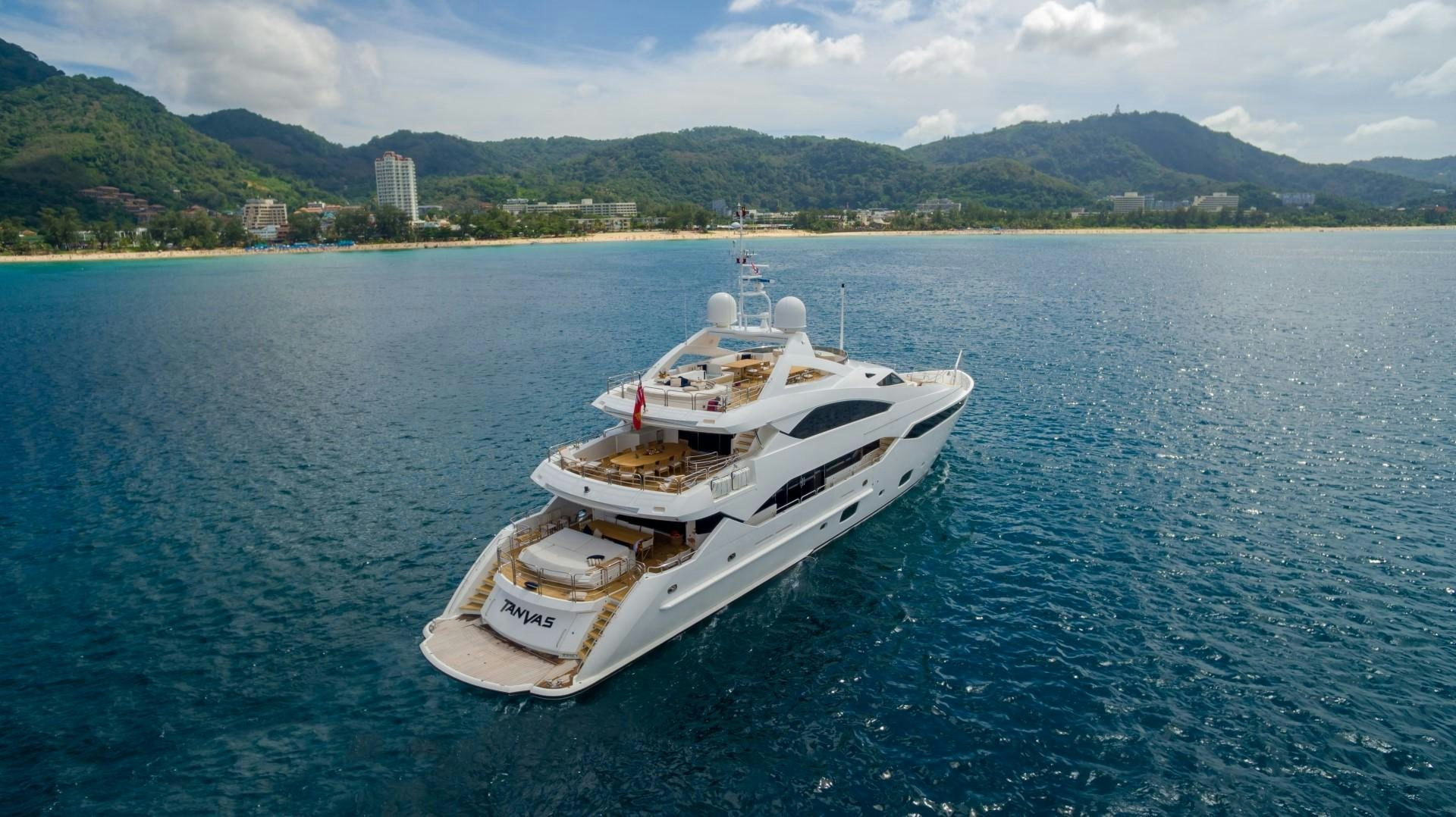 a boat in the water aboard ABOUT TIME Yacht for Sale