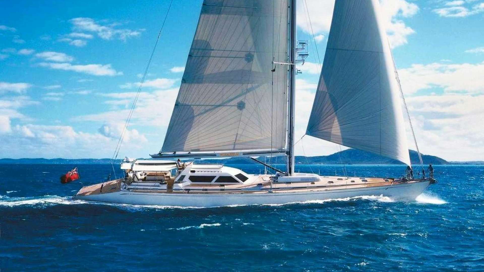 a sailboat on the water aboard LATITUDE Yacht for Sale