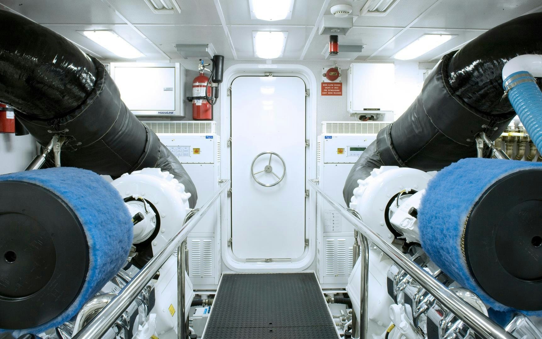 a close-up of a machine aboard APHRODITE Yacht for Sale