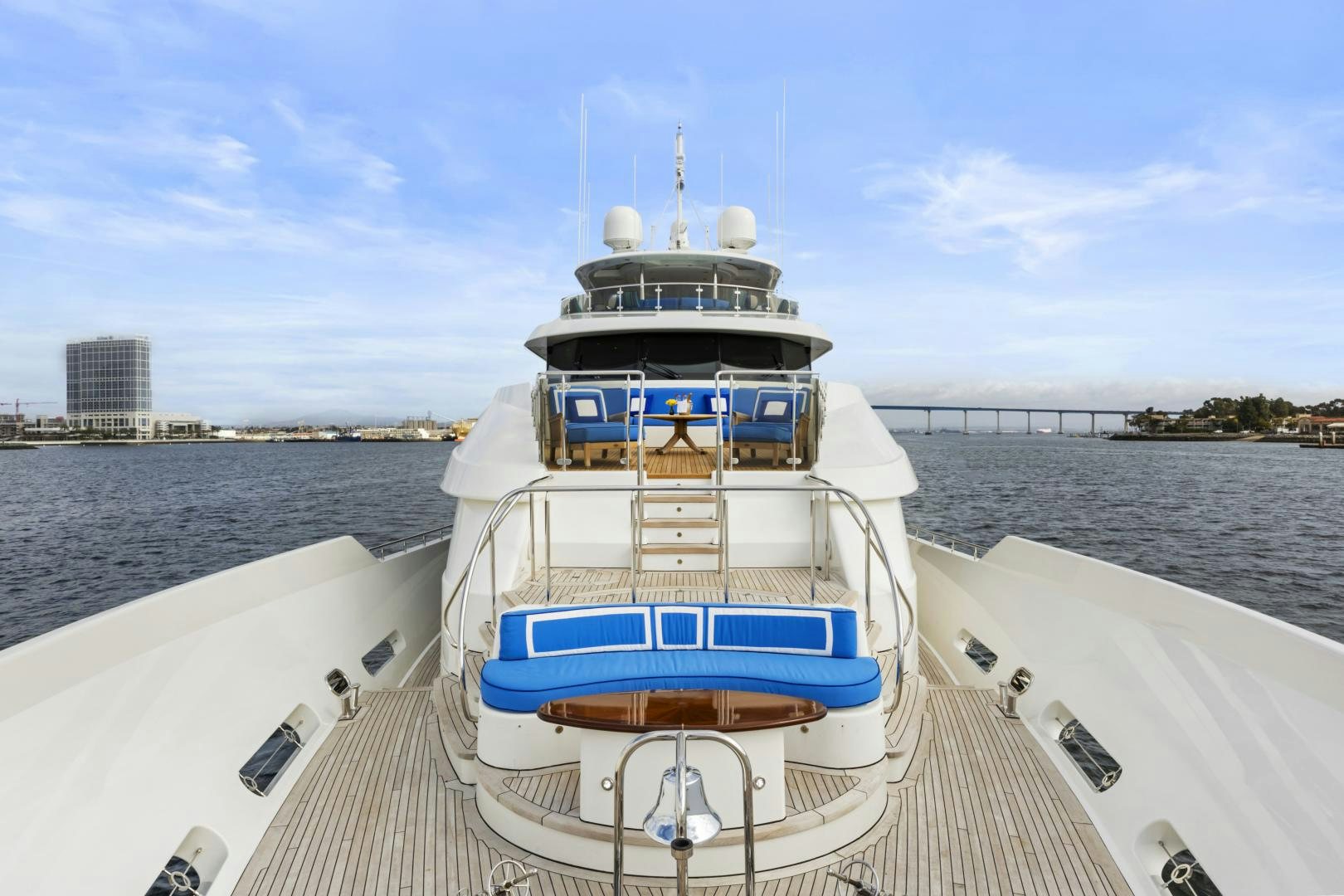a boat on a body of water aboard APHRODITE Yacht for Sale