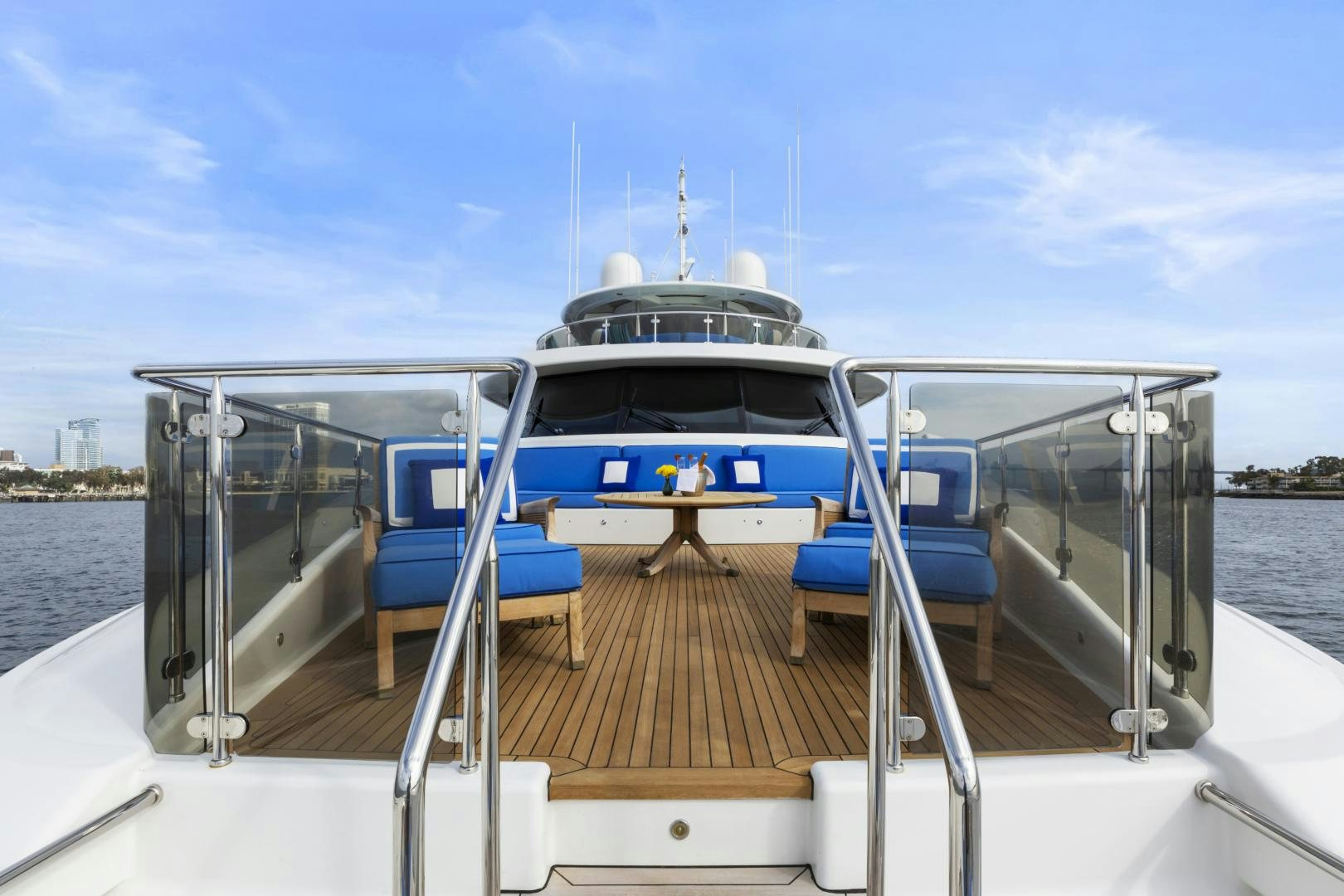 a boat on a body of water aboard APHRODITE Yacht for Sale